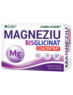 Magneziu Bisglicinat Concentrat – 30 capsule