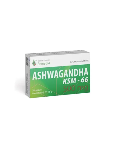 Ashwagandha KSM-66 500 mg – 30 capsule