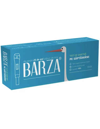Test de sarcină stilou Barza cu determinarea săptămânii – 1 test