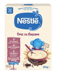 Nestlé Cereale Orez cu Roscove – 250 g (6+ luni)