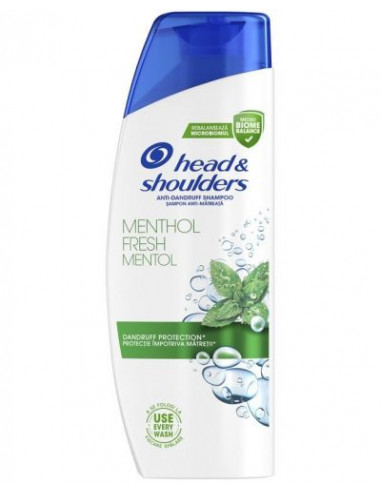Head Sh sampon menthol fresh x 330 ml
