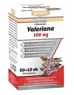 JutaVit Valeriana 100 mg – 60 tablete (50+10)