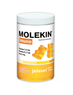 Molekin Imuno 3 ani+ – 60 jeleuri gumate cu aromă de...