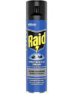 Raid Aerosol / Spray contra insectelor zburătoare 400 ml...