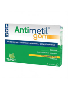 Antimetil Gom – 12 gume orale cu ghimbir (Tilman)