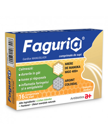 Faguria – 16 comprimate de supt Antibiotice SA