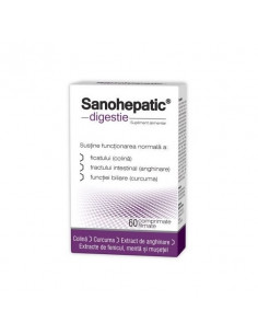 Sanohepatic Digestie – 60 comprimate filmate – Zdrovit
