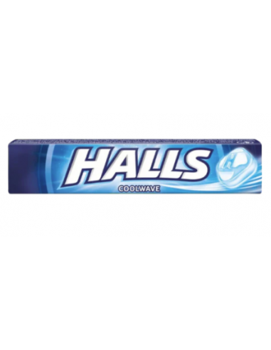 Halls Coolwave 33,5 g – bomboane răcoritoare mentol-eucalipt