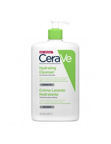 CeraVe Hydrating Cleanser 1000 ml – curatare + hidratare pentru ten normal spre uscat