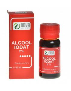 Alcool Iodat 2% – 50 ml – Adya Green Pharma
