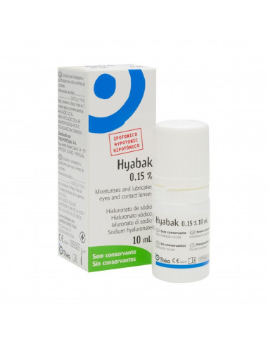 Hyabak 0,15% — soluţie rehidratantă oftalmică fără conservanți – 10 ml