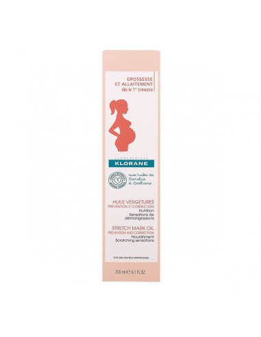Klorane Mum Ulei anti-vergeturi — 200 ml