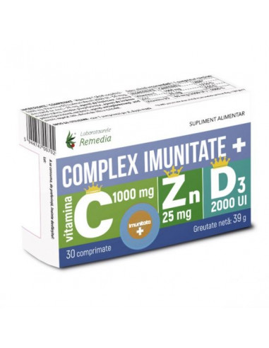 Complex Imunitate – Vitamina C 1000 mg + Zinc...