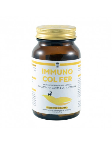 Immuno Col Fer – Colostru de capră & Lattoferrină, 60 capsule (Punto Salute e Benessere)