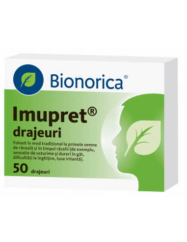 Imupret – 50 drajeuri (Bionorica, Germania)