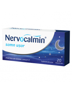 Nervocalmin Somn Ușor cu Valeriană – 20 capsule moi