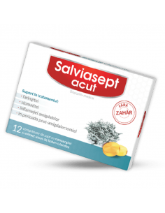 Salviasept Acut – 12 comprimate de supt Zdrovit