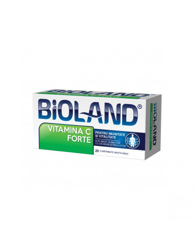 Vitamina C Forte 500 mg Bioland – 20 comprimate...