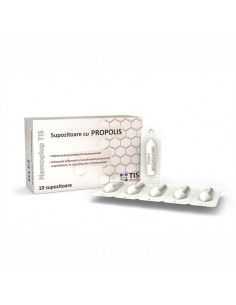 Supozitoare cu propolis Hemoplop TIS – 10 bucăți