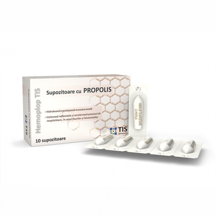 Hemoploptis Supoz.Cu Propolis 10Buc, Tis