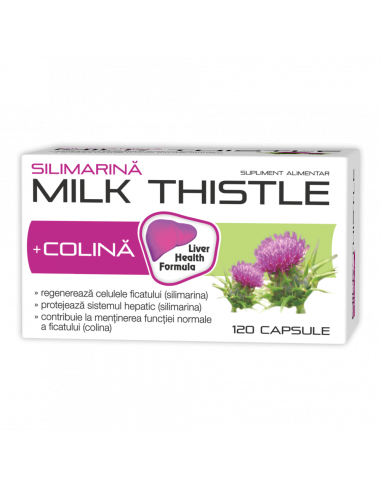Silimarina + Colina (Milk Thistle + Choline),...