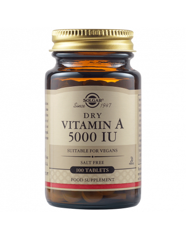 Dry Vitamina A 5000IU, 100 tablete