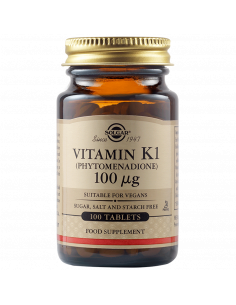 Vitamina K Nat 100mcg, 100 tablete