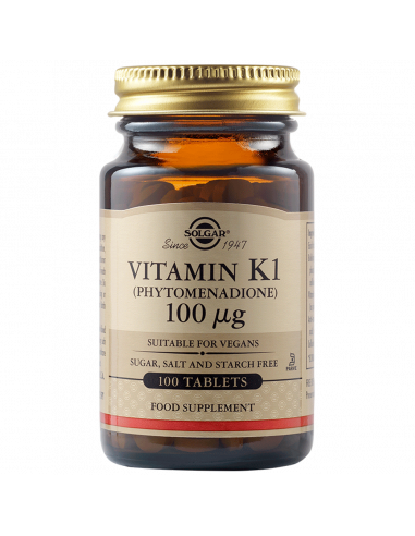 Vitamina K Nat 100mcg, 100 tablete