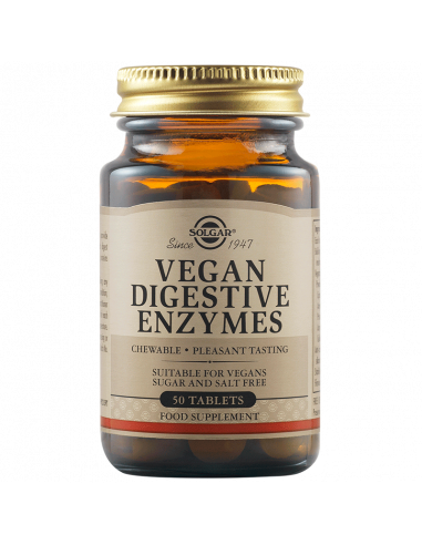 Vegan Digstiv Enzym, 50 tablete