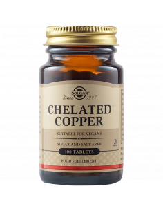 Chelated Copper, 100 tablete