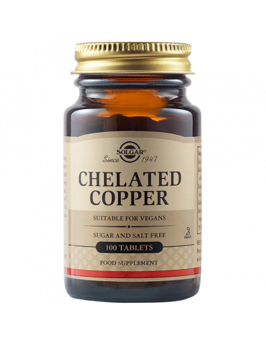 Chelated Copper, 100 tablete