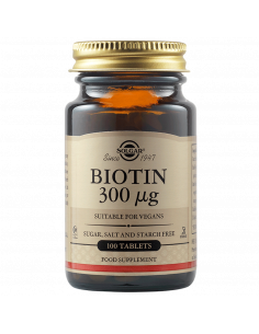 Biotin 300mcg, 100 tablete