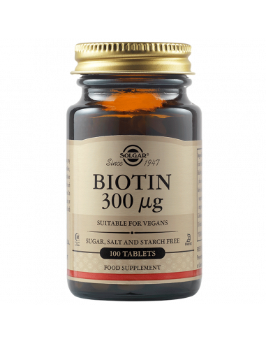 Biotin 300mcg, 100 tablete