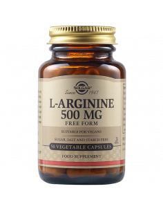 L-Arginine 500mg, 50 capsule