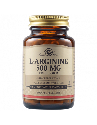 L-Arginine 500mg, 50 capsule