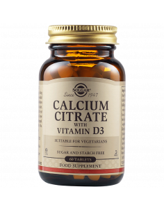 Calcium Citrate W. Vitamina D, 60 tablete