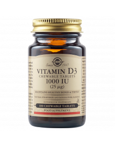 Vitamina D3 1000IU, 100 tablete