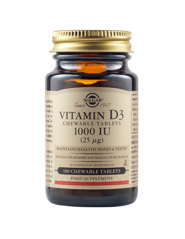 Vitamina D3 1000IU, 100 tablete