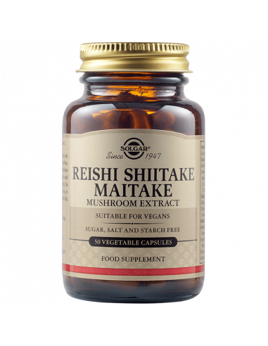 Solgar Reishi Shiitake Maitake Mushroom Extract – 50 capsule vegetale