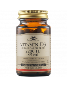 Vitamina D3 2200IU, 50 capsule