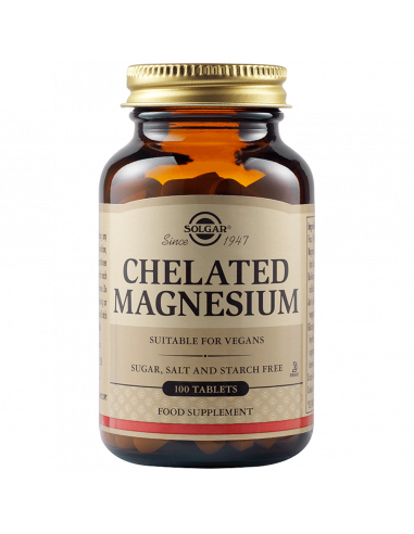 Chelated Magnesium, 100 tablete
