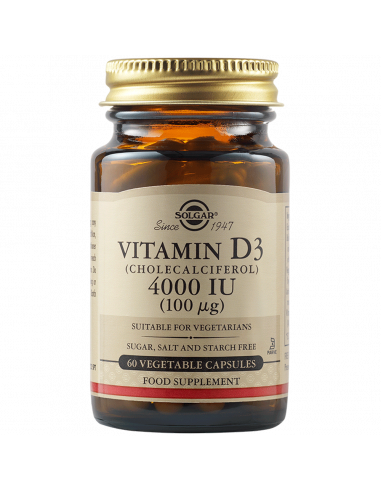 Vitamina D3 4000IU, 60 capsule