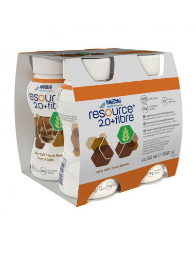 Nestle resource 2.0 cafea 4x200ml