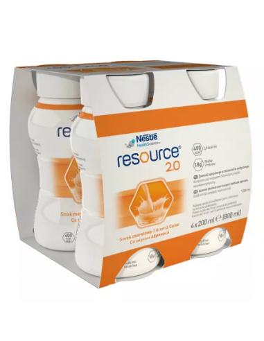 Nestle resource 2.0 caise 4x200ml
