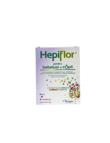 Hepiflor pentru bebeluși și copii 10 plicuri