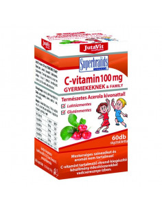 JutaVit C-Vitamin 100 mg Kids & Family — 60 tablete...