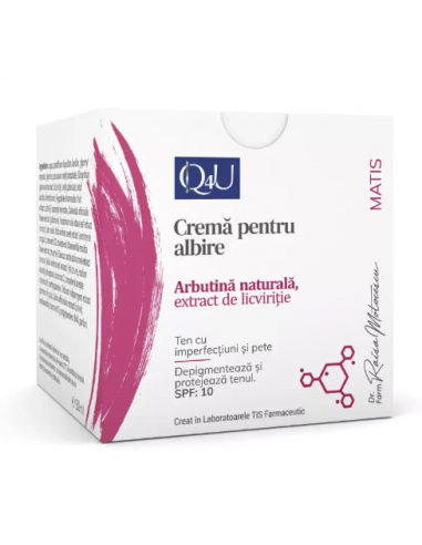 Q4U Cremă pentru albire 50 ml – TIS Farmaceutic