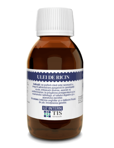 Ulei de ricin 100 ml – TIS Farmaceutic
