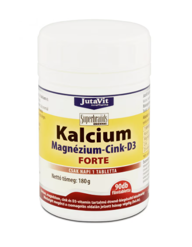 JutaVit Calcium + Magnesium + Zinc + D3 Forte –...