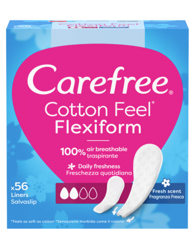 Carefree Flexiform, 56 buc, absorbante zilnice,...